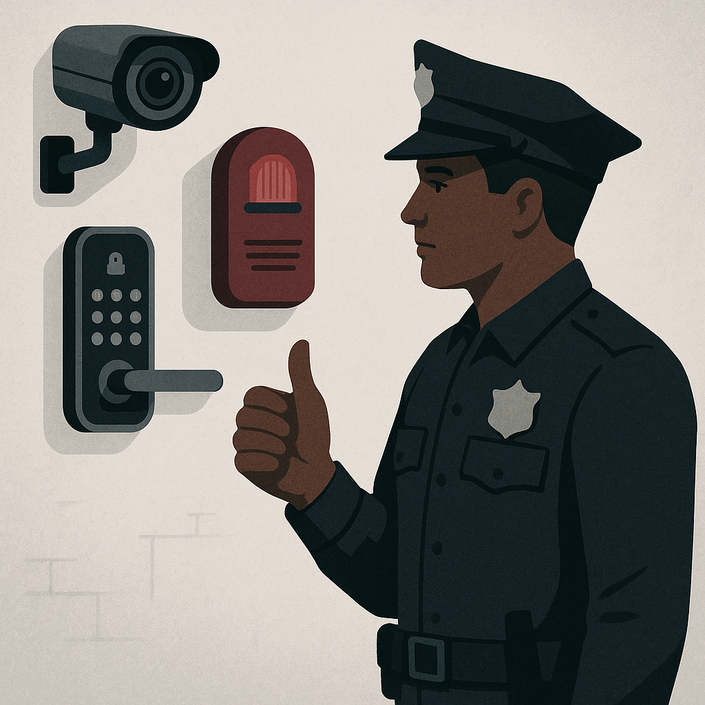Understanding Police-Recommended Security Products — illustration
