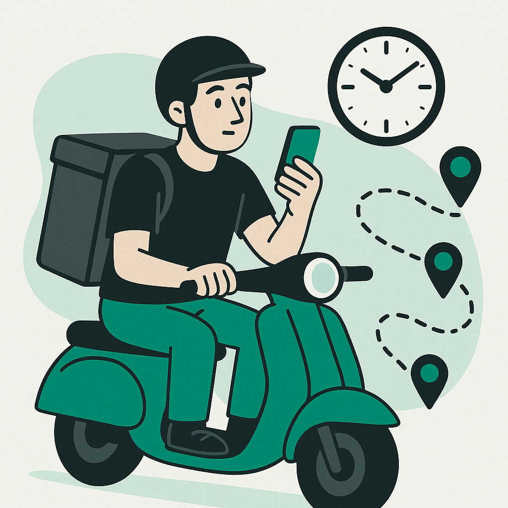 Managing Time and Routes Efficiently — illustration