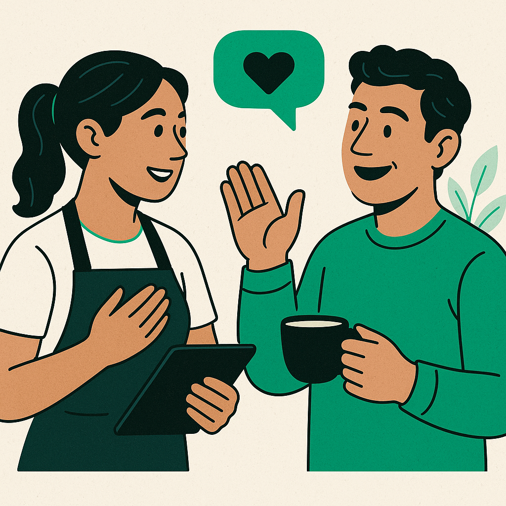 Building Customer Relationships — illustration