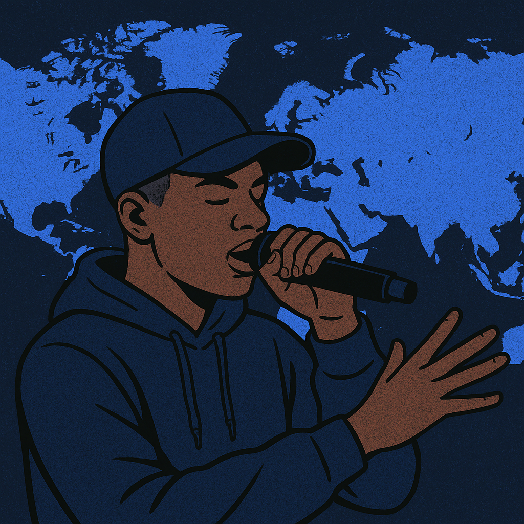 The Global Reach of Hip-Hop — illustration
