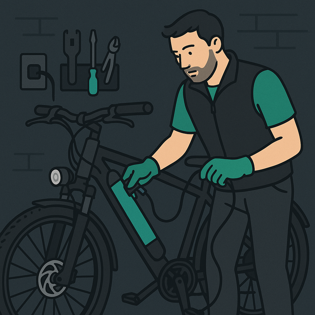 Maintenance and Care for Your E-Bike — illustration