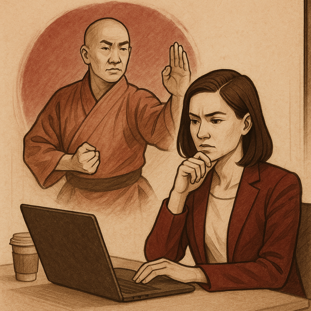 Case Study: Applying Shaolin Wisdom in Business — illustration