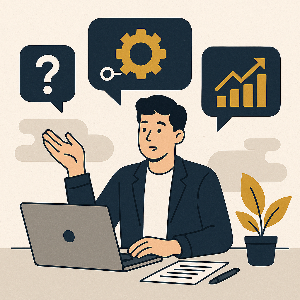 FAQs About Marketing Automation — illustration