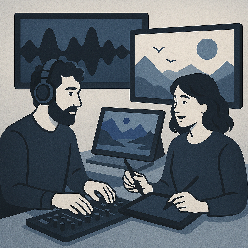 Collaborating with Visual Artists — illustration