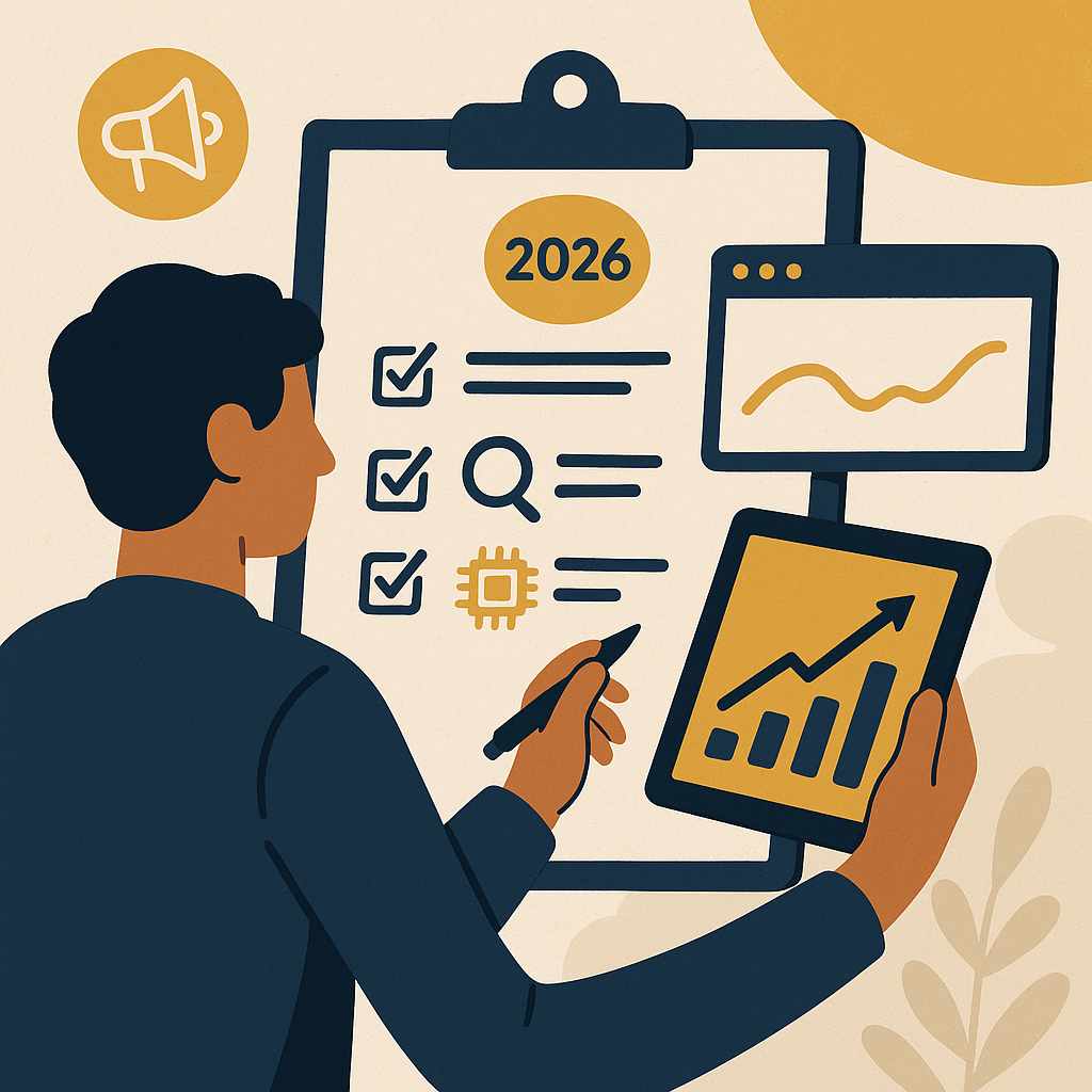 Checklist: Preparing Your Brand for 2026 — illustration