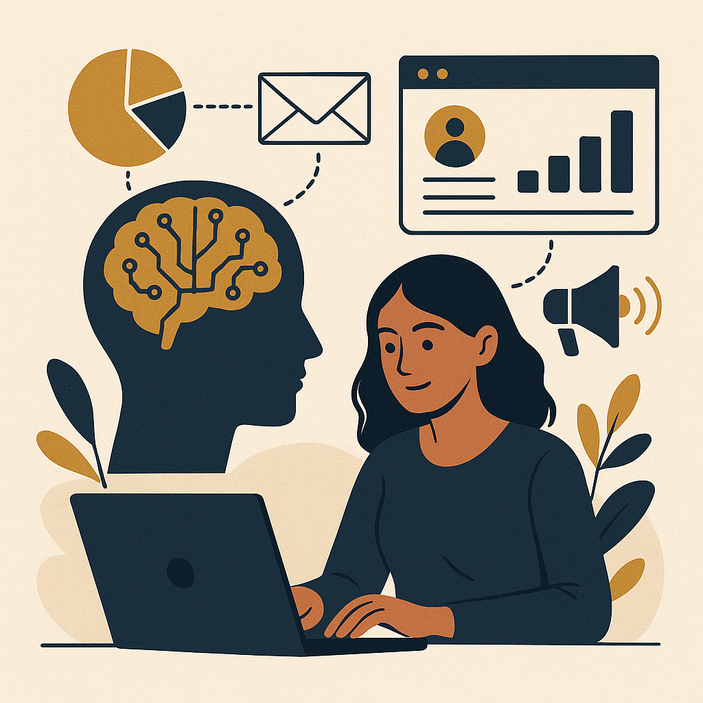 AI-Powered Marketing Automation — illustration