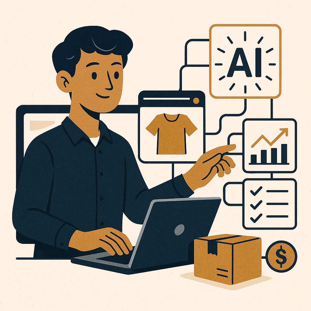 Leveraging AI for E-commerce Success — illustration