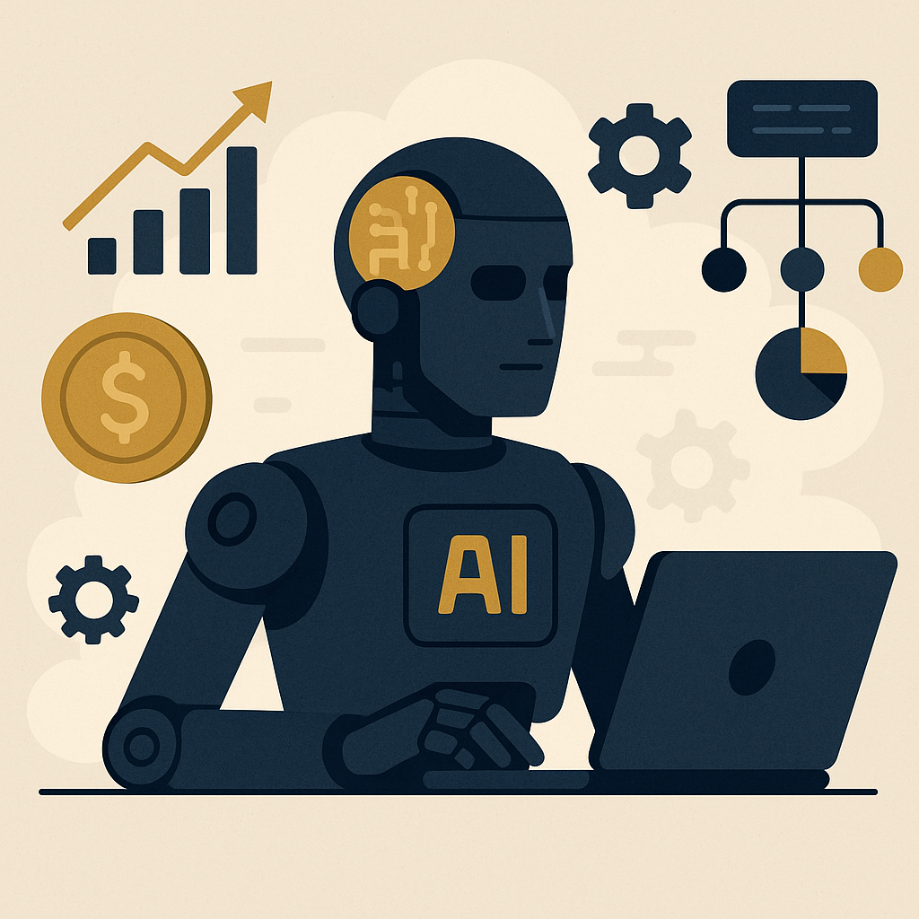 The Power of AI in Passive Income Systems — illustration