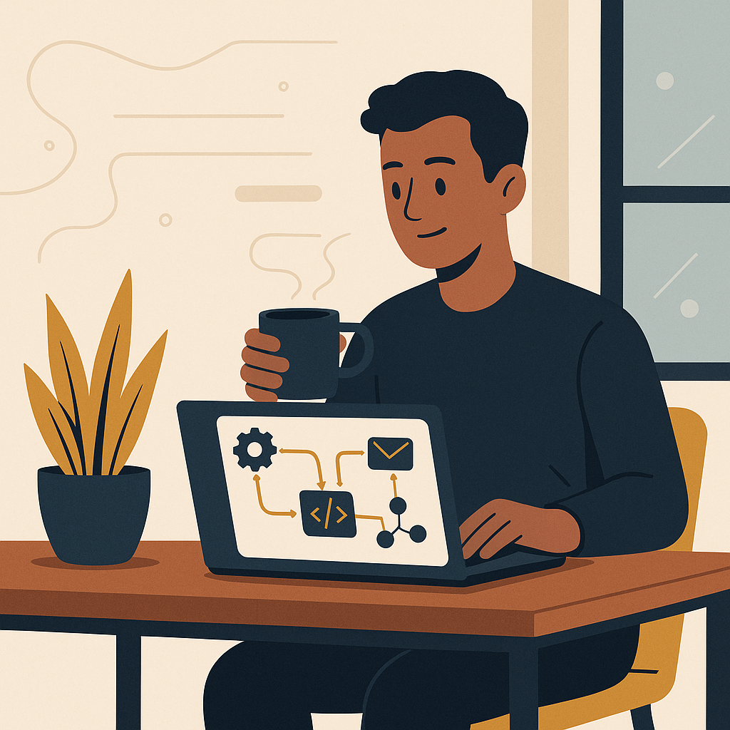Building Web Apps with n8n Automation: A 2026 Perspective — illustration
