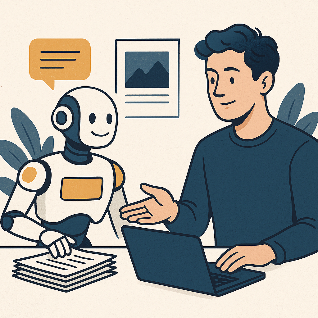 The Rise of AI in Content Creation — illustration
