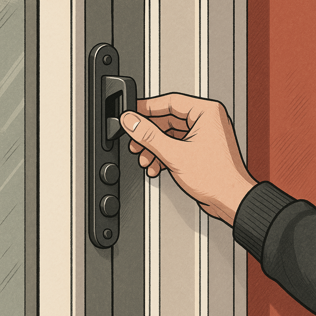 Sliding Glass Door Locks: Enhanced Security Through Better Locks — illustration