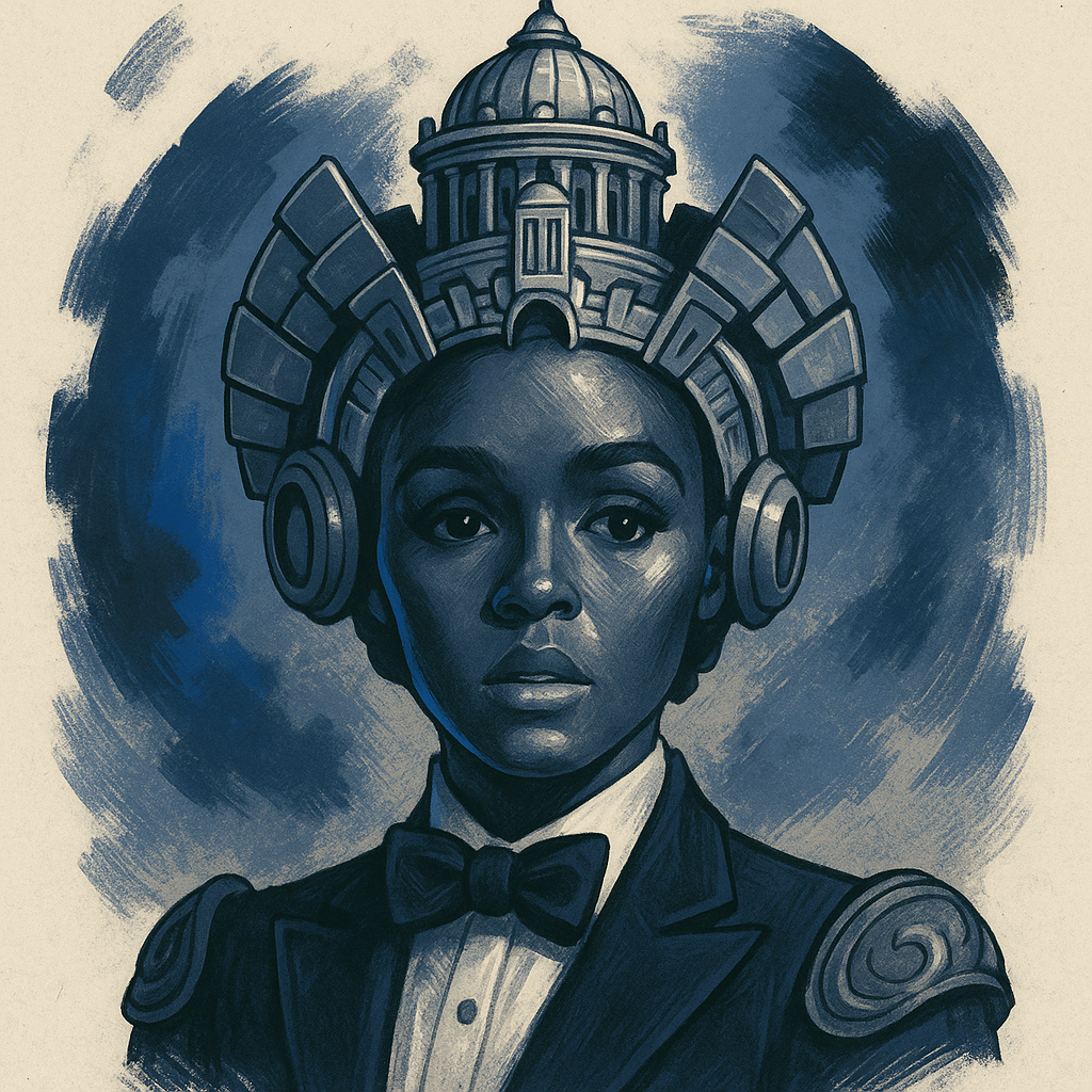 2. Janelle Monáe's "The ArchAndroid" — illustration