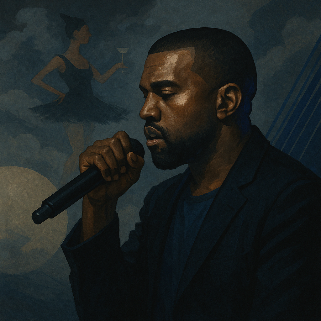 4. Kanye West's "My Beautiful Dark Twisted Fantasy" — illustration