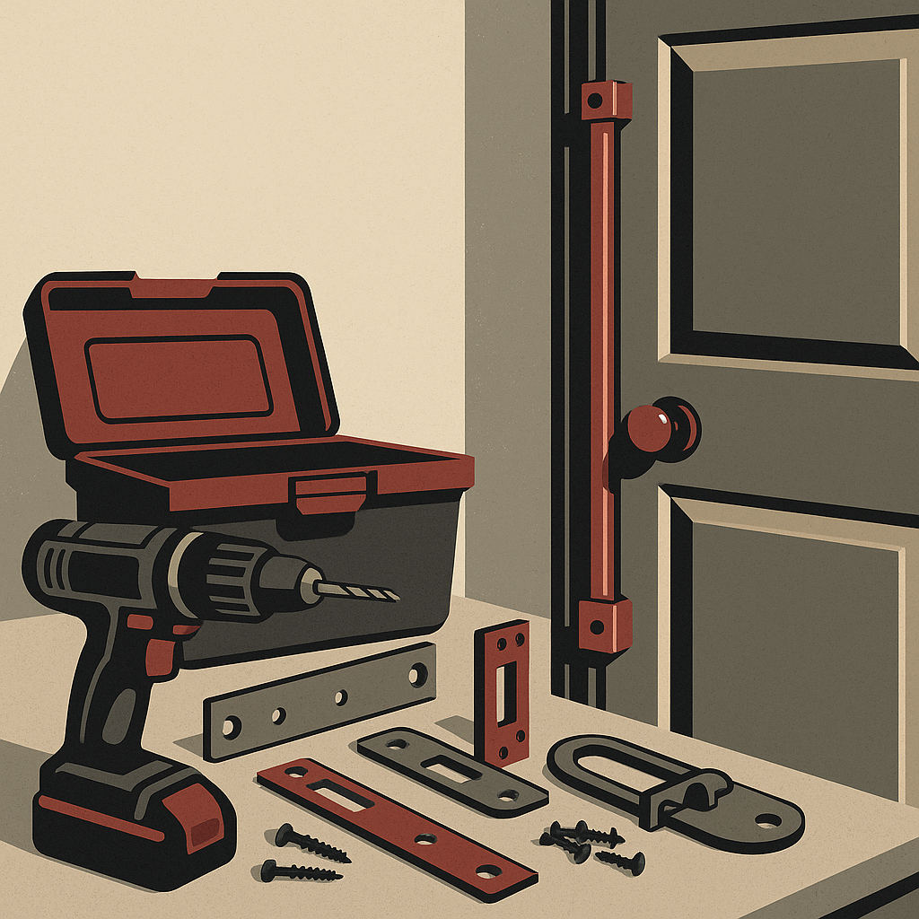 Essential Tools and Kits for Interior Door Security — illustration