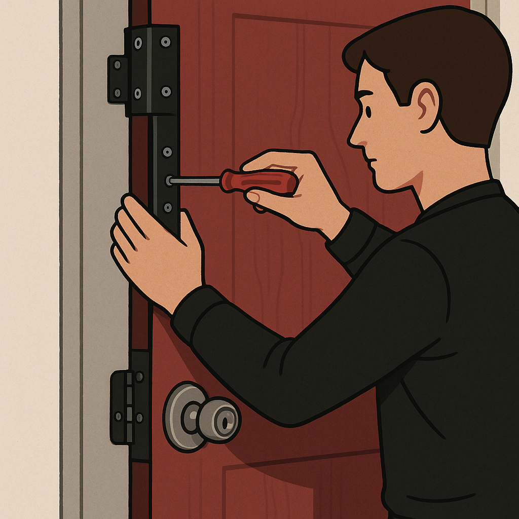Maintaining Your Interior Door Security — illustration