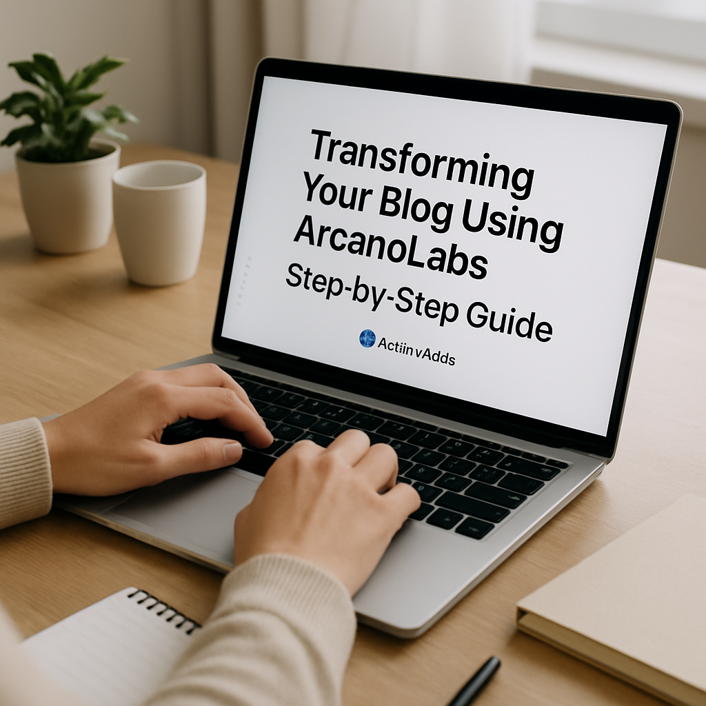 Transforming Your Blog Using ArcanoLabs: Step-by-Step Guide
