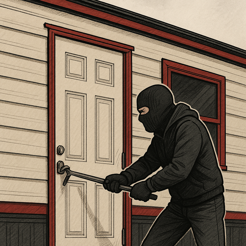 Understanding the Vulnerabilities of Mobile Home Doors — illustration