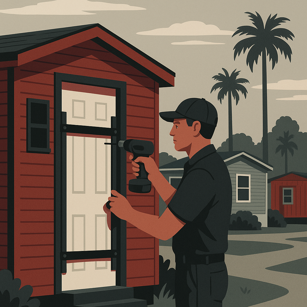 Case Study: Successful Door Reinforcement in a Mobile Home Community — illustration