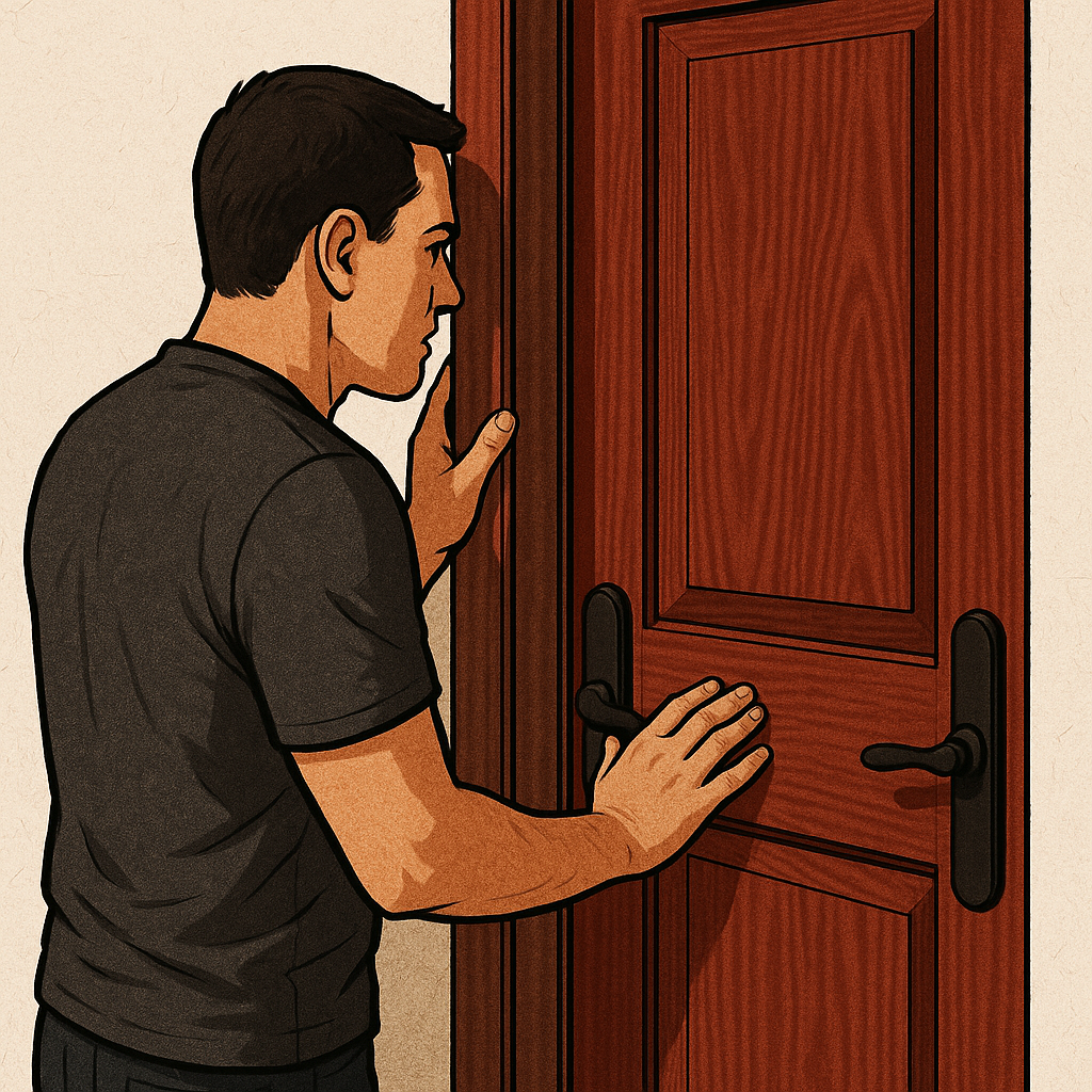 Choosing the Right Door Material for Enhanced Security — illustration