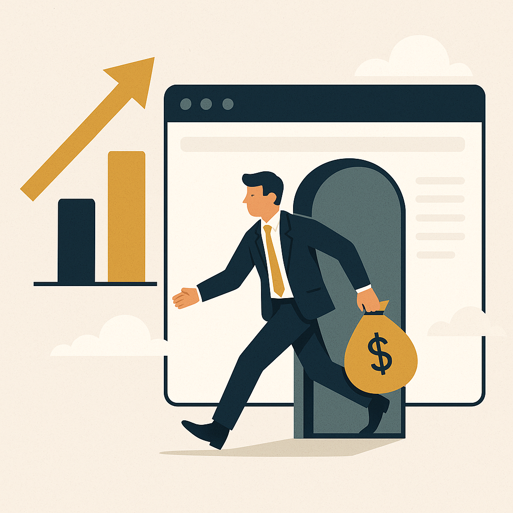 Preparing for a Profitable Exit — illustration