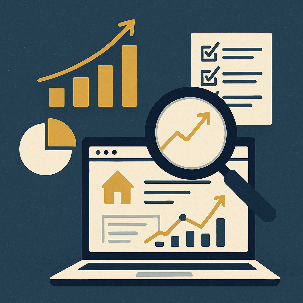 Metrics and KPIs for Site Flipping Success — illustration