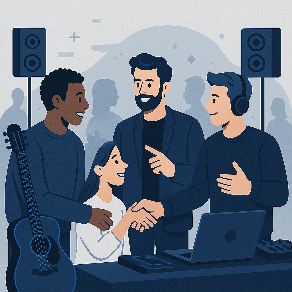 Understanding the Importance of Music Networking — illustration