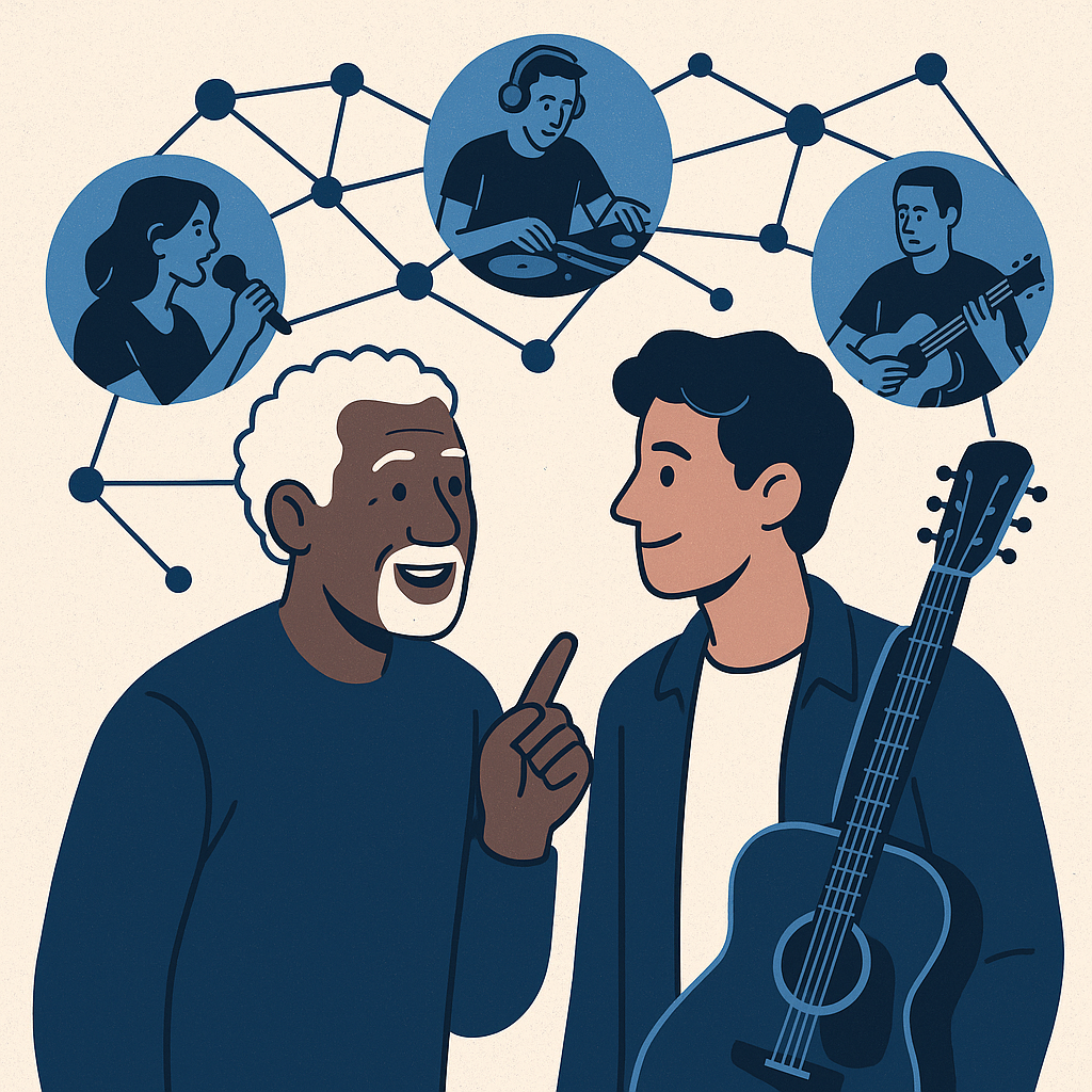 Leveraging Mentorship for Networking Growth — illustration