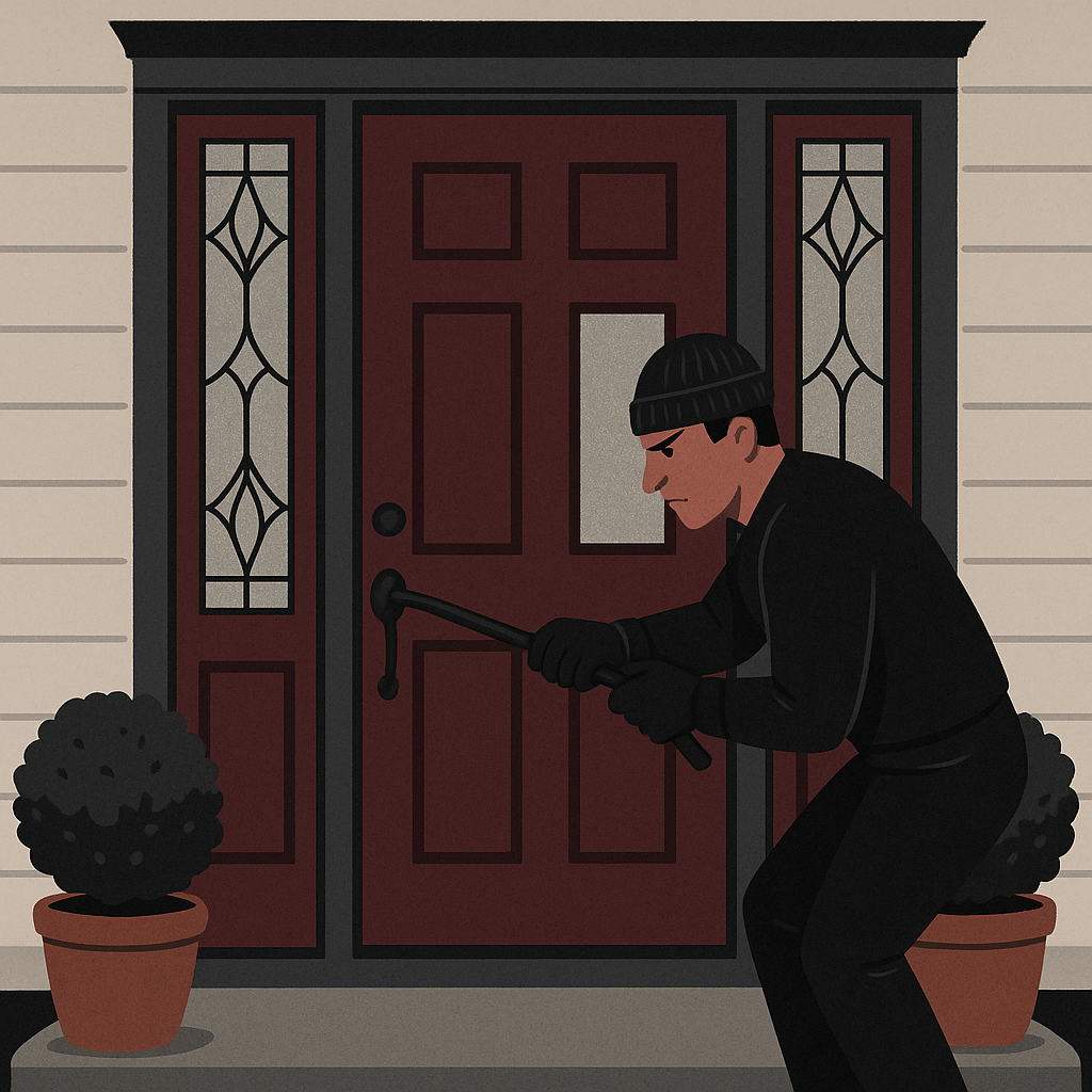 Do Side Lights Make Your Front Door Less Secure? — illustration