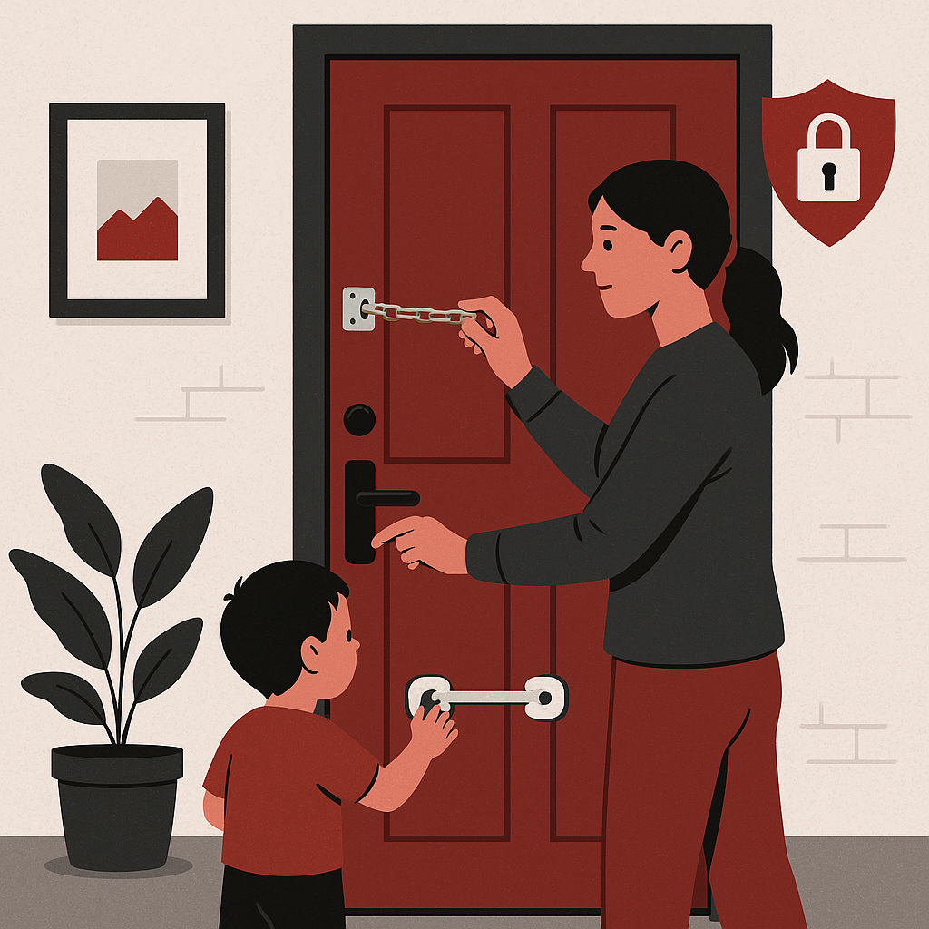 Understanding the Dual Threat: Child Safety and Burglar Resistance — illustration