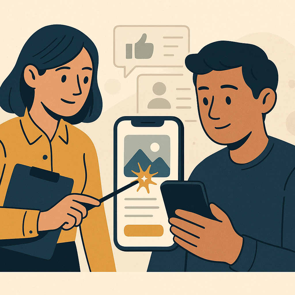 Testing and Iteration — illustration