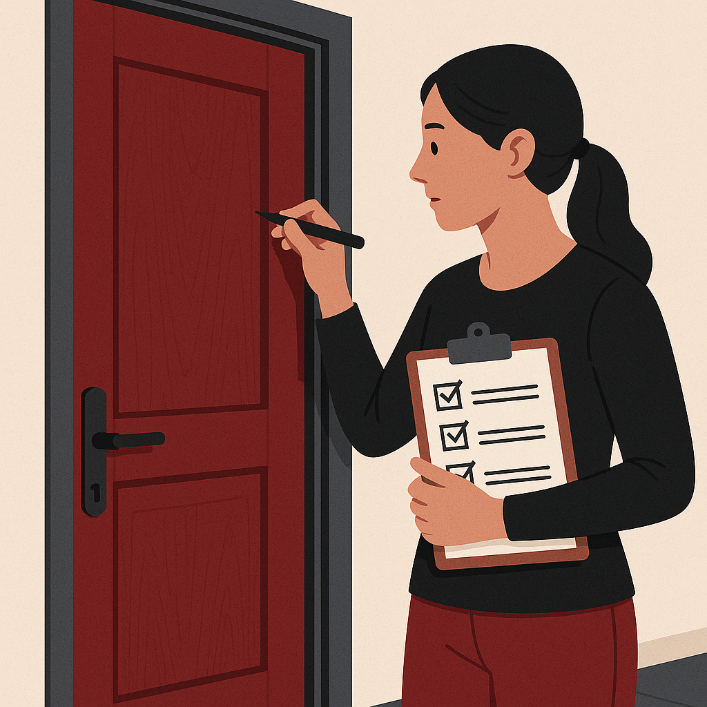 Checklist for Door Security Assessment — illustration