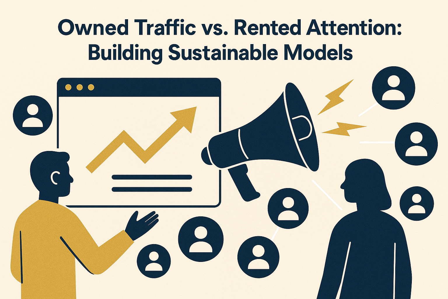 Featured image: Owned Traffic vs. Rented Attention: Building Sustainable Models