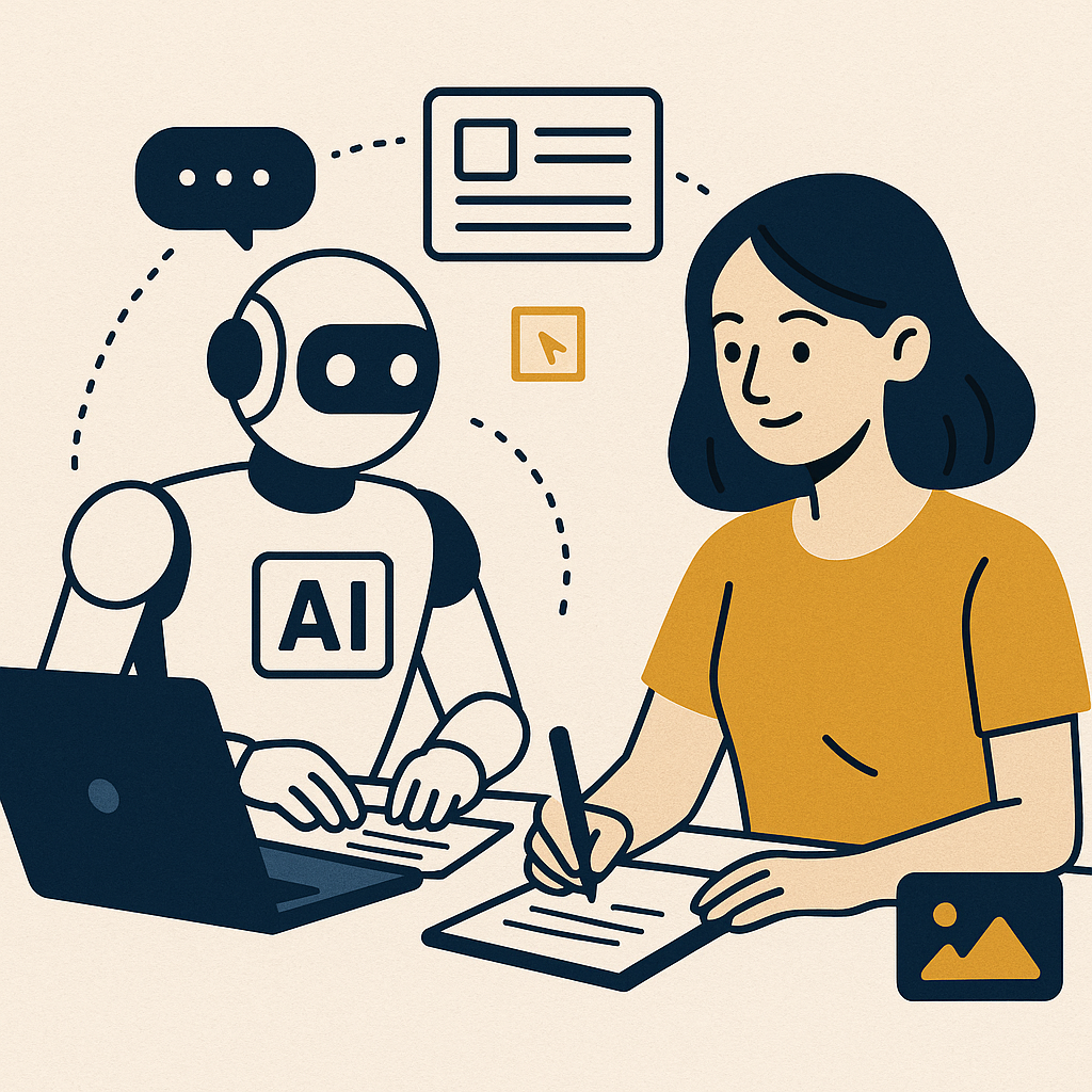 Leverage AI for Content Automation — illustration