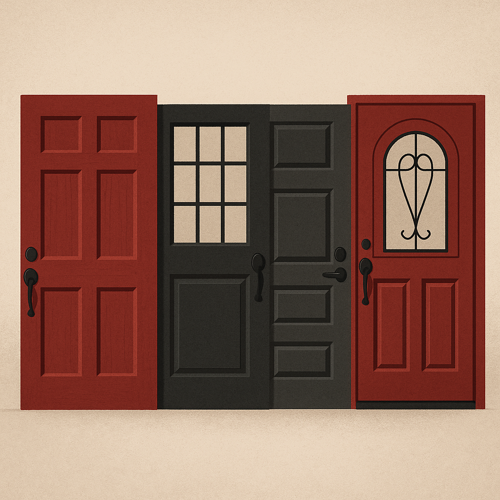 Understanding Different Door Types and Their Security Needs — illustration