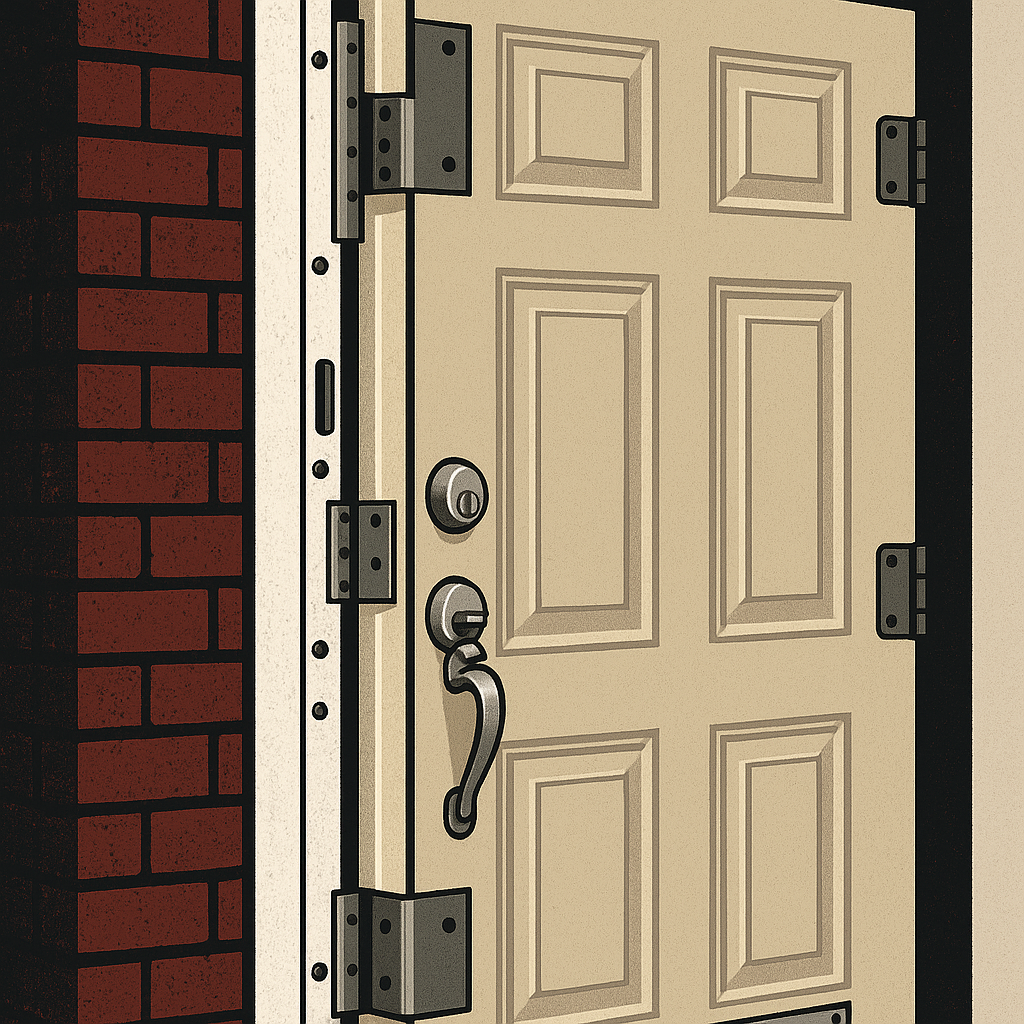 Door Reinforcement: A Stronger Defense — illustration