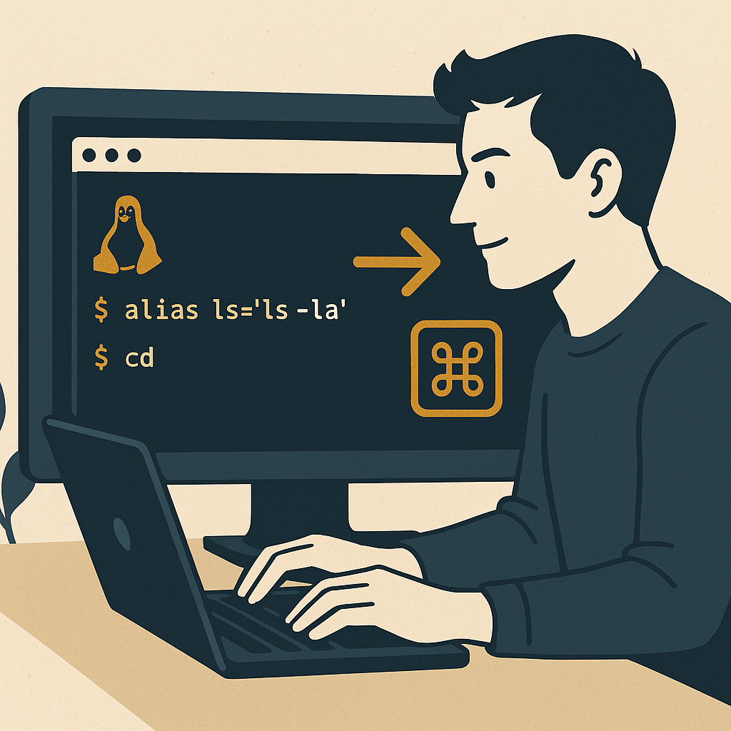 Optimizing Workflow with Terminal Shortcuts and Aliases — illustration