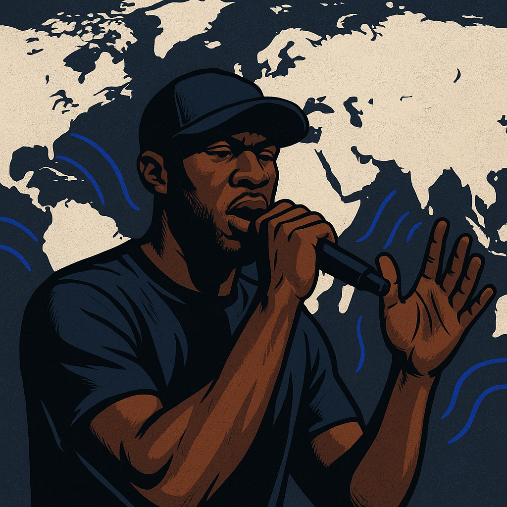 Global Influence: Hip-Hop's Impact Beyond Borders — illustration