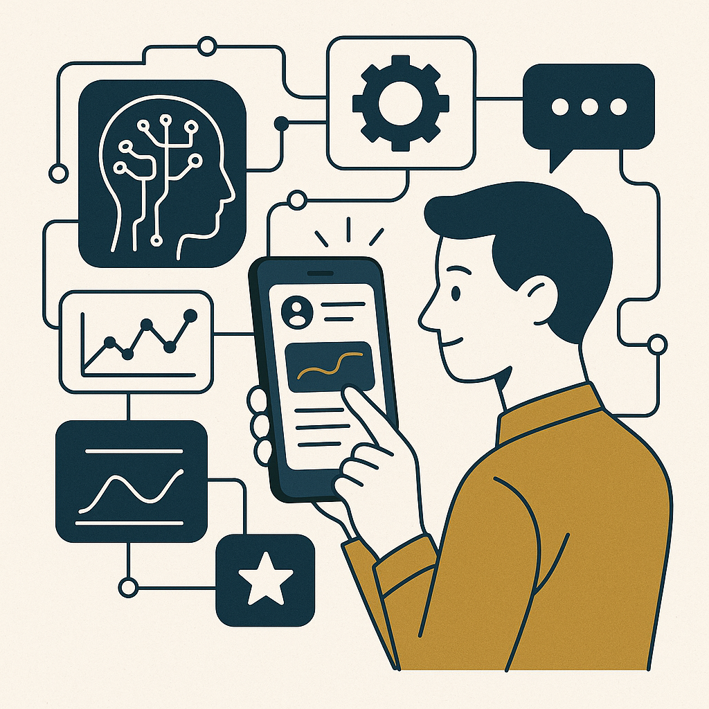Advanced AI-Driven App Features for Enhanced User Experience — illustration