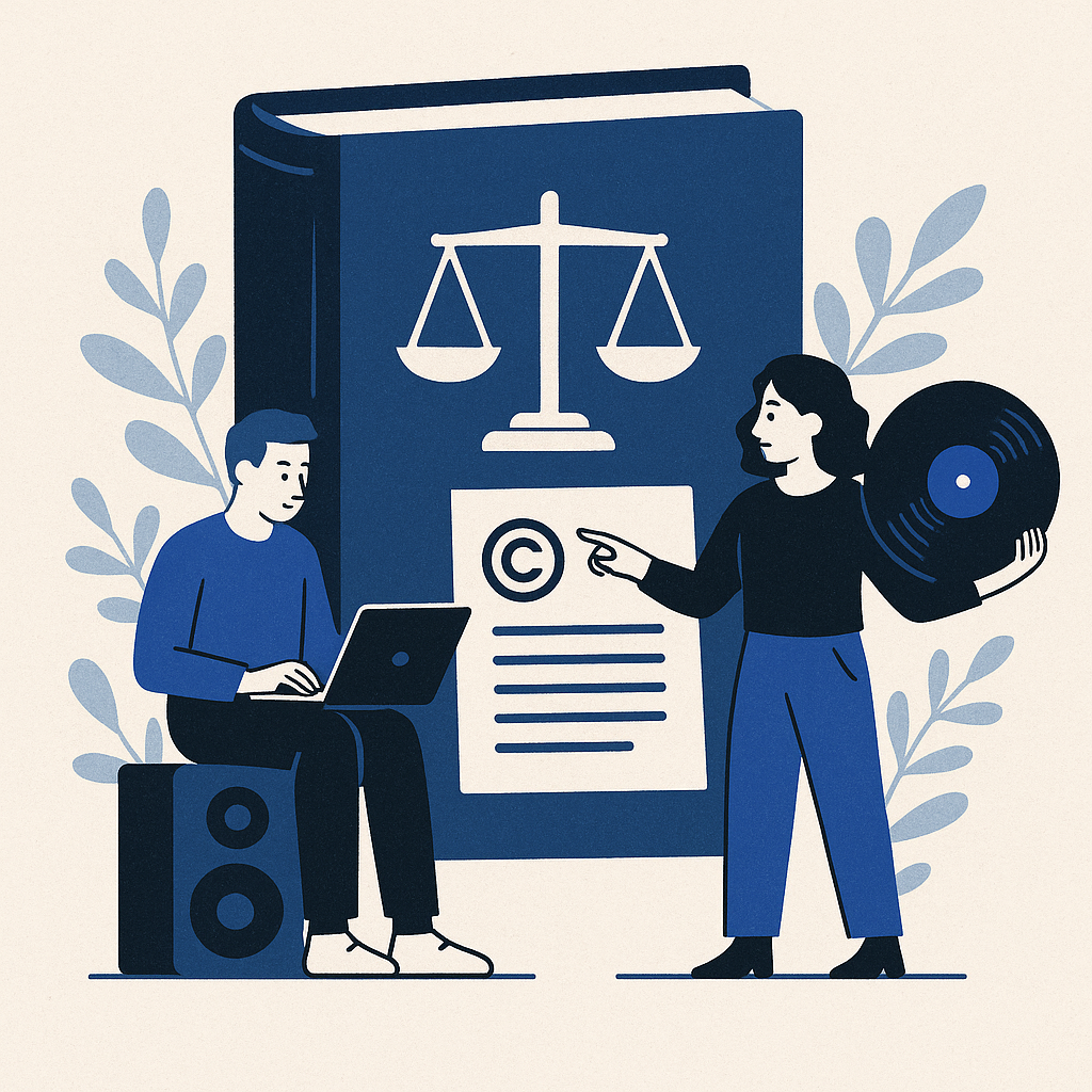 Legal Considerations in Music Licensing — illustration