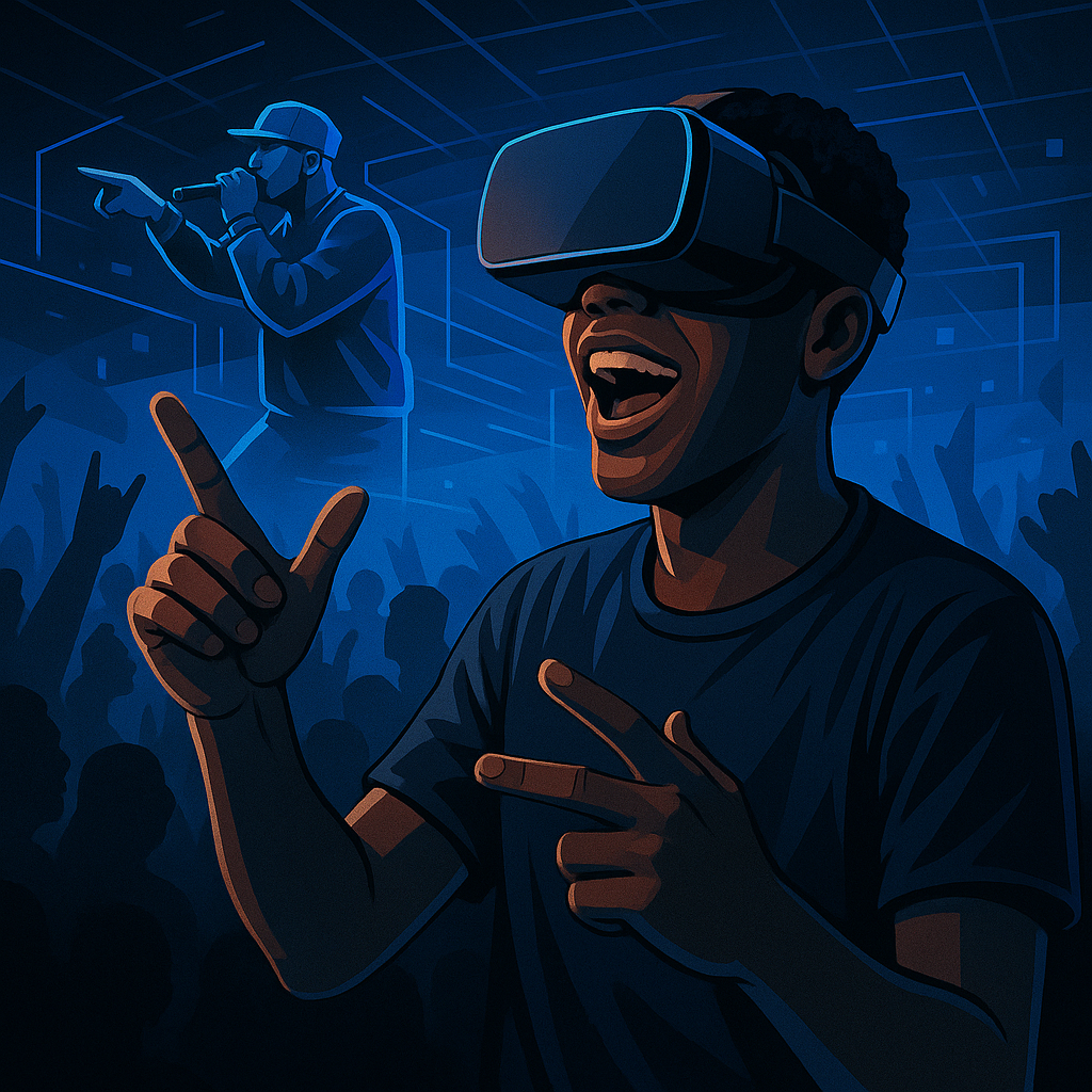 Virtual Reality: Transforming Hip-Hop Experiences — illustration