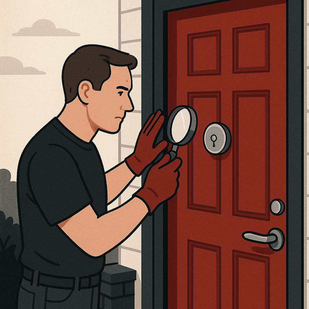 Step-by-Step Guide to Reinforcing Your Door — illustration