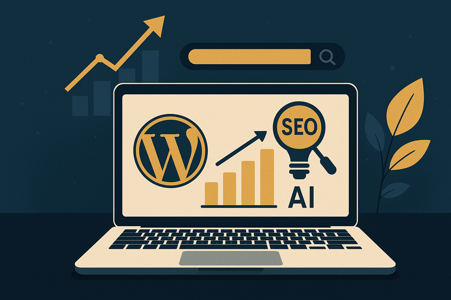 Featured image: Maximizing Your WordPress Site's SEO with AI Tools