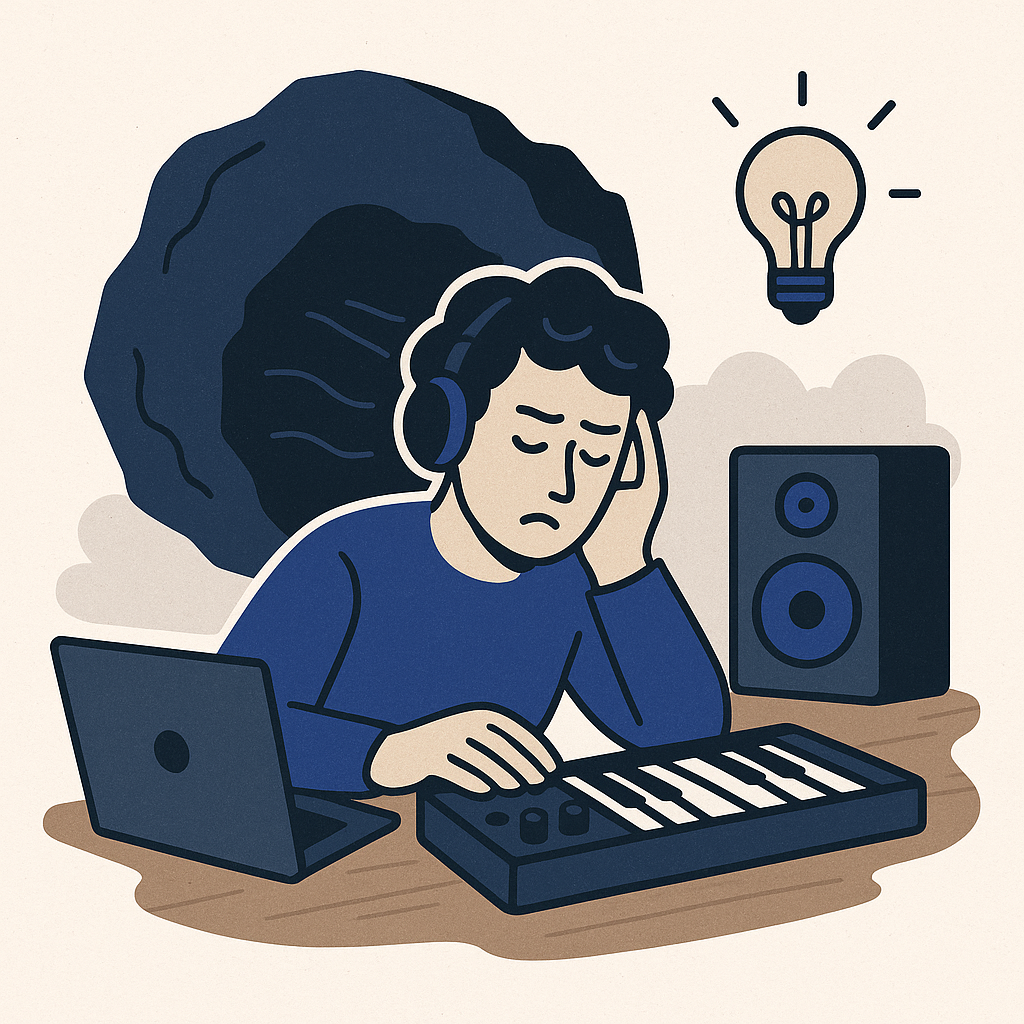 Strategies to Overcome Creative Blocks — illustration
