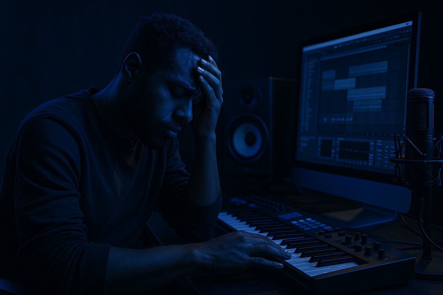 Featured image: The Producer's Mindset: Overcoming Creative Blocks in Music Production