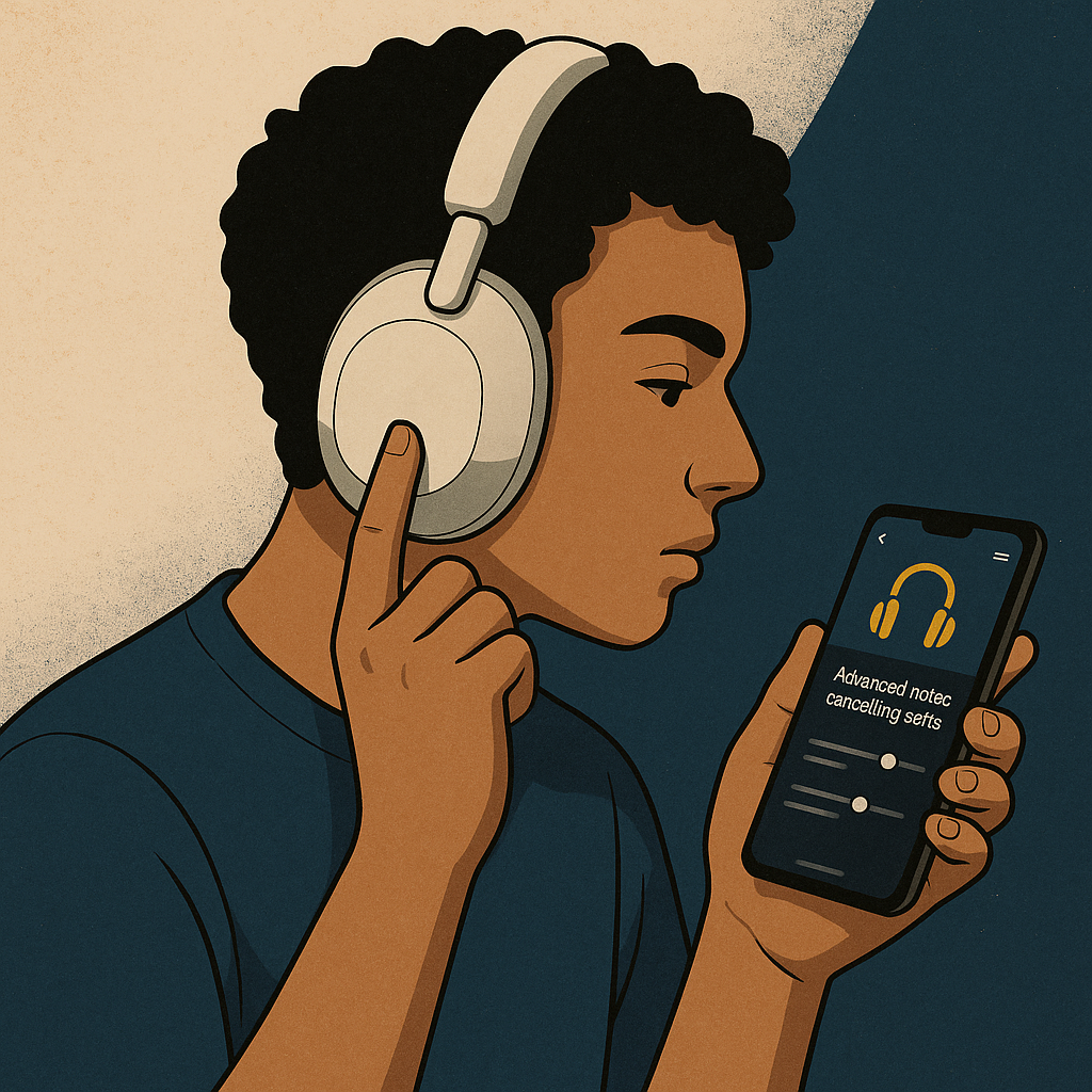 Maximizing Noise Cancellation with Advanced Settings — illustration