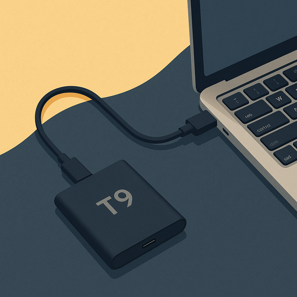 Setting Up the Samsung T9 SSD: A Step-by-Step Guide — illustration