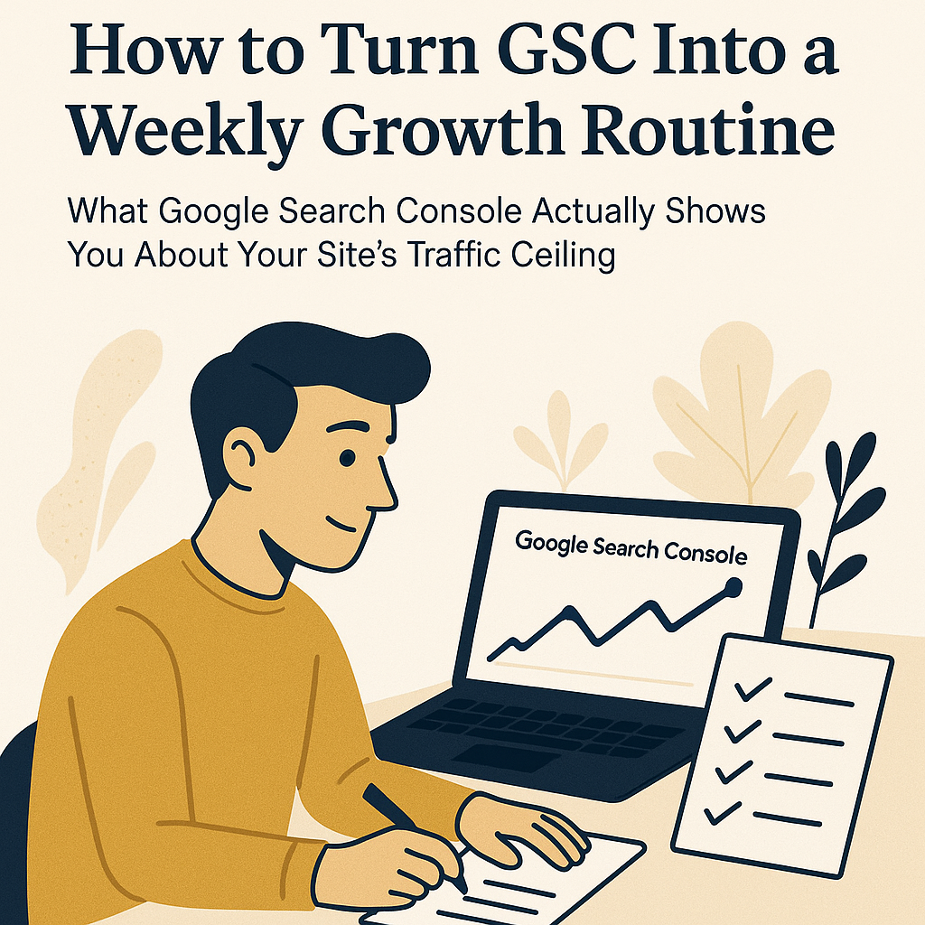 How to Turn GSC Into a Weekly Growth Routine — illustration