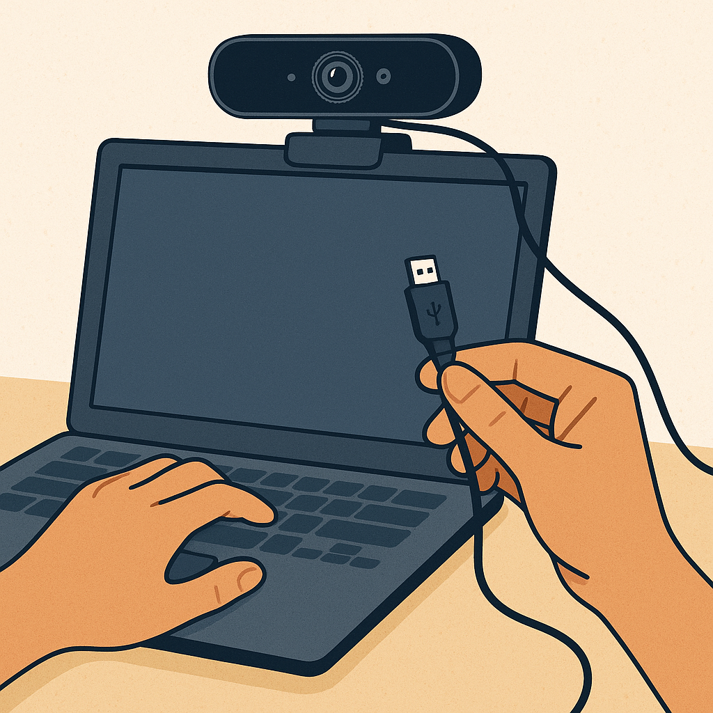 Setting Up Your Logitech Brio 4K — illustration