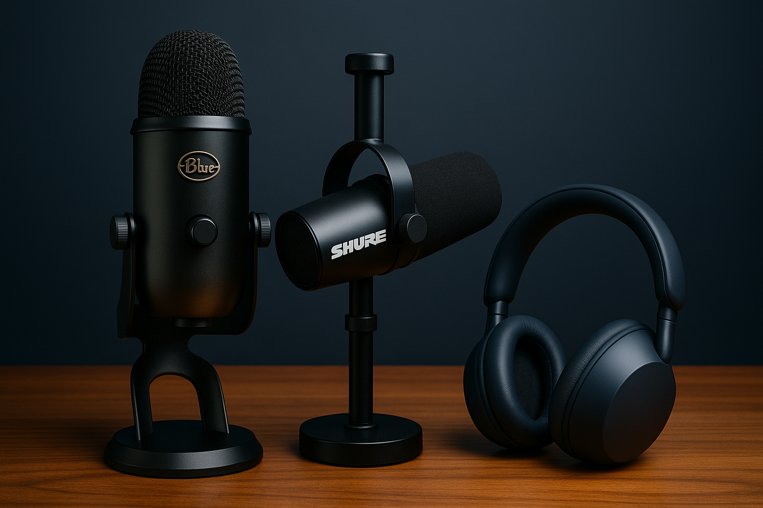 The Quiet Operator's Full Audio Stack: Yeti, MV7 & XM5