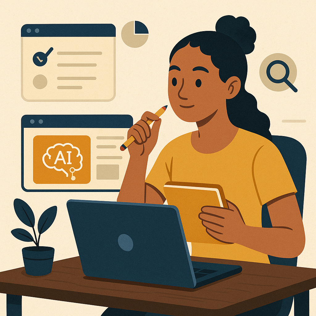 Step-by-Step: Building Your AI-Driven Site — illustration